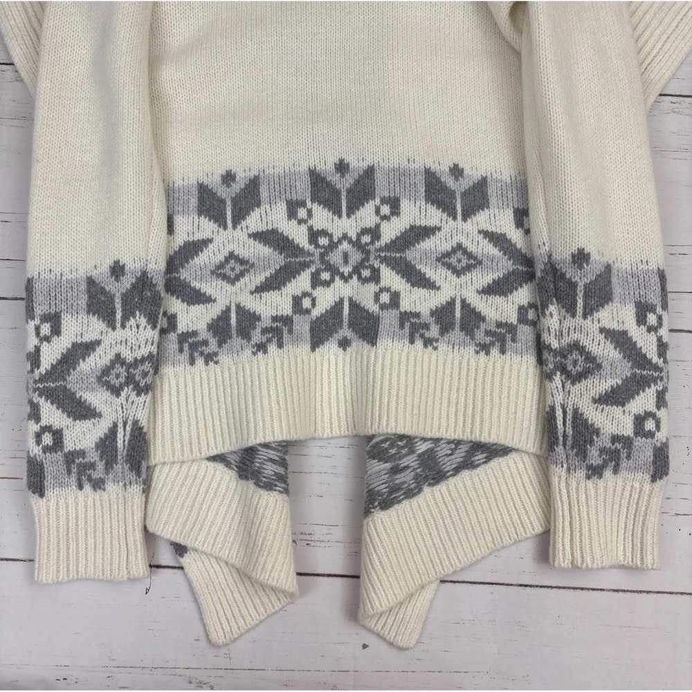 Ralph Lauren Womens Cardigan Sweater Open Front Fair Isle Shawl Collar S NWT - Picture 7 of 9